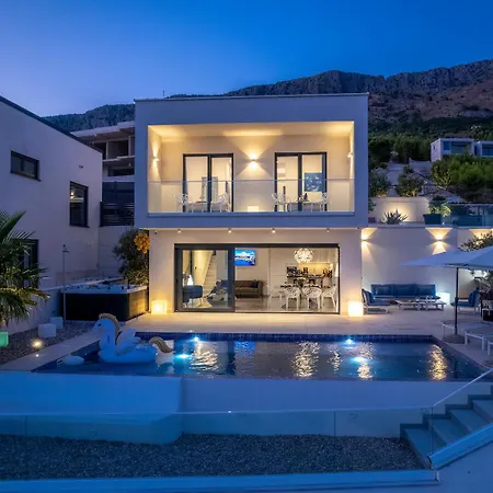 New! Luxury Boutique Fay, Heated Pool, Jacuzzi, Seaview Near Split And Omis * Dugi Rat