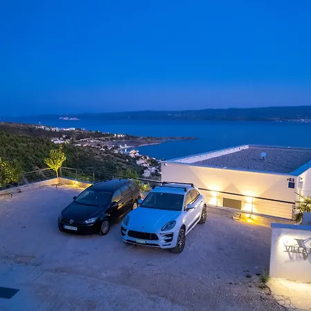 New! Luxury Boutique Fay, Heated Pool, Jacuzzi, Seaview Near Split And Omis Villa