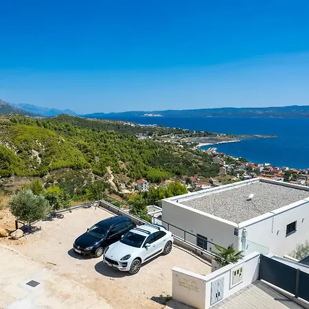 Villa New! Luxury Boutique Fay, Heated Pool, Jacuzzi, Seaview Near Split And Omis *