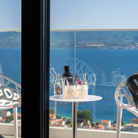 New! Luxury Boutique Fay, Heated Pool, Jacuzzi, Seaview Near Split And Omis * Dugi Rat